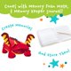thumbnail image 3 of Almohada MEMORY MATES Dragón Rojo 38 cm con Diario, 3 of 6
