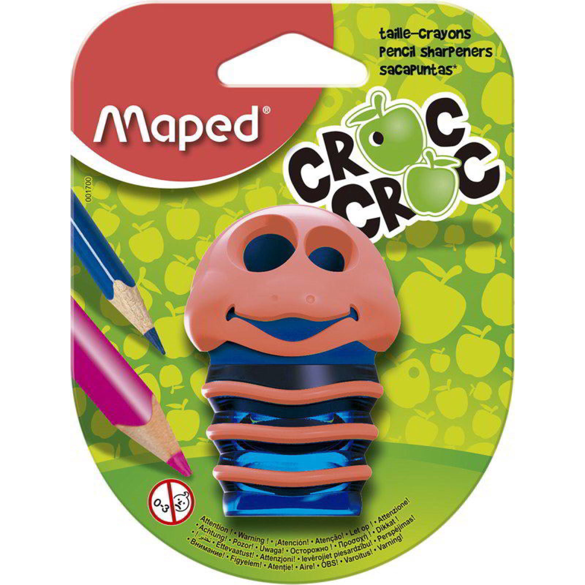 Sacapuntas Croc Croc Doble 1 Un Maped