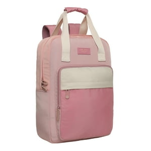 Mochila Urbana Mujer Element Color Block Rosado Head