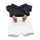 thumbnail image 3 of Ropa De Muñeca De Felpa Para Niños, Accesorios Para Fotos, Ropa Para Muñeca Bebé Para Muñecas De 6,69 Pulgadas, Parte Superior Negra Y Blanca, 3 of 3