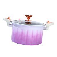 Magideal - Olla A Presión De 10 L, Olla De Acero Inoxidable Para Sopa, Utensilios De Cocina Fáciles De Limpiar Púrpura