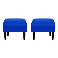Bodevir - Set Pouf Sky 1C Felpa 00 Azul Rey