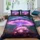 thumbnail image 1 of Funda nórdica con estampado de setas fantásticas y fundas de almohada. Juego de ropa de cama con estampado 3D y cierre de cremallera. Diseño único. Funda nórdica hipoalergénica con estampado, 1 of 3