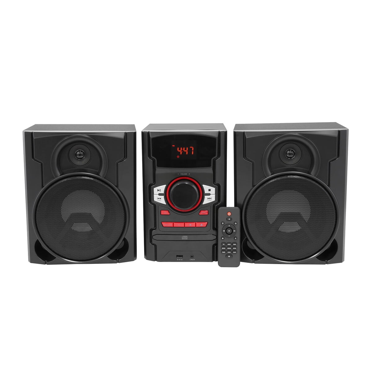Equipo De Masica Onn. 100w Cd Bluetooth Usb 2 Parlantes