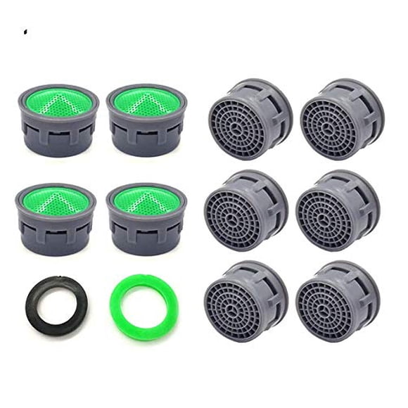 Aireador para grifo QMOEH, 10 piezas, plástico ABS, diámetro de 21 mm