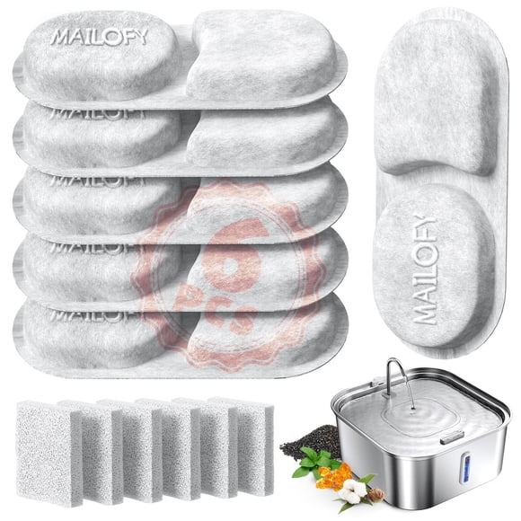 Filtros para Bebedero MAILOFY - Pack de 6