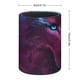 thumbnail image 2 of Lobo Galaxia-theme Cylinder Pen Holder Pencil Organizer with Flannel Lining PVC Leather Material Cardboard Base for study work 10*8CM, 2 of 6