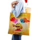 thumbnail image 4 of Pacman Bolso de tela con estampado de lienzo para mujer, bolsa de compras reutilizable y estética, con cremallera interior, regalo para mujer,40*45cm., 4 of 6