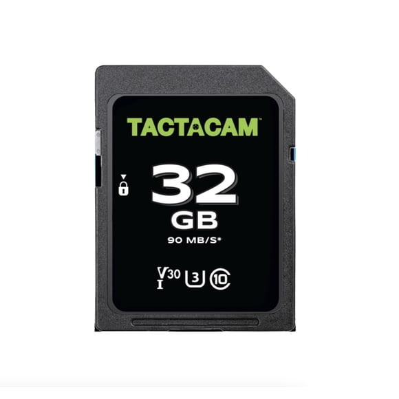 Tarjeta SD TACTACAM Defend de 32 GB, alta velocidad, 90 MB/s, clase 10 U3