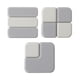 thumbnail image 3 of 3 Uds Protectores De Pared Tapón De Puerta Duradero Simple Para Pomos De Puerta Trasera De Silla Gris, 3 of 5