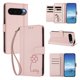 thumbnail image 2 of Funda Cartera Trébol para Google Pixel 10 5G con Ranuras Tarjetas y Carga Inalámbrica Rosa, 2 of 6