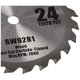 thumbnail image 3 of Hoja de sierra circular Rockwell RW9281 24T con punta de carburo de 11 cm, 3 of 5