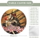 thumbnail image 2 of La Novia Del Antiguo Mago theme Fitted Round Tablecloths Elastic Edged Table Covers Waterproof Table Cloth For Kitchen Holiday Party Tables Decor 120cm, 2 of 6