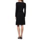 thumbnail image 3 of Vestido de Suéter para Mujer INSPIRE CHIC 2026 Otoño Invierno Cuello con Perlas Línea A Vestidos de Punto Acanalado M Negro, 3 of 5