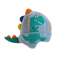 Bothyi - Lindo Gorro De Punto Con Orejas De Dinosaurio Gorro De Esquí Para Niños Pequeños Niños Niñas C