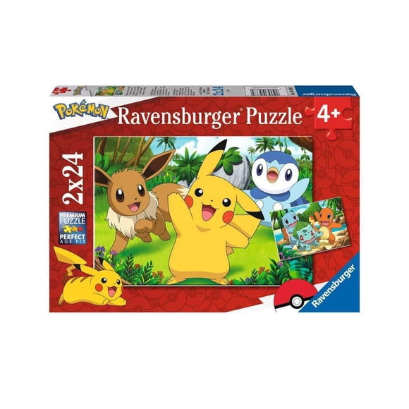 Rompecabezas Ravensburger Pokémon 2x24 piezas para mayores de 4 años
