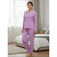 Grupo Agw - Pack 3 Pijamas Mujer Soft Largo - Xxl