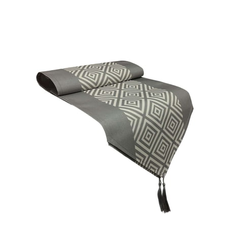 Oem - Mantel Camino De Mesa Tela Gris Diseño 180X38Cm