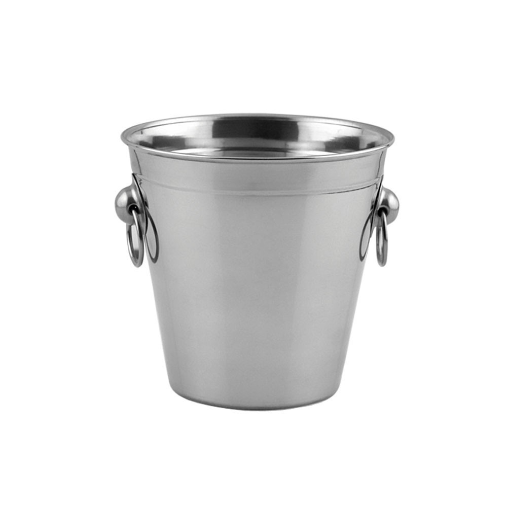 Imahe - Hielera Acero Inox Con Argolla 12 X11 Cm