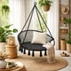 thumbnail image 2 of Silla Columpio Colgante Natural Redondo Adulto 80x60x120, 2 of 4