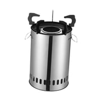 Ioensy - Horno De Acampado Horno De Quemador De Madera Portátil Para Senderismo De Supervivencia De Mochilero 19Cmx33Cm