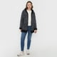 thumbnail image 4 of Chaqueta Mujer Polar Chiporro Gris Animal Print Corona, 4 of 5