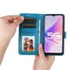 thumbnail image 3 of Funda tipo cartera FOXDOCK para OPPO A77 5G , diseño girasol en relieve, cuero PU, cierre magnético, soporte y tarjetero, 3 of 5