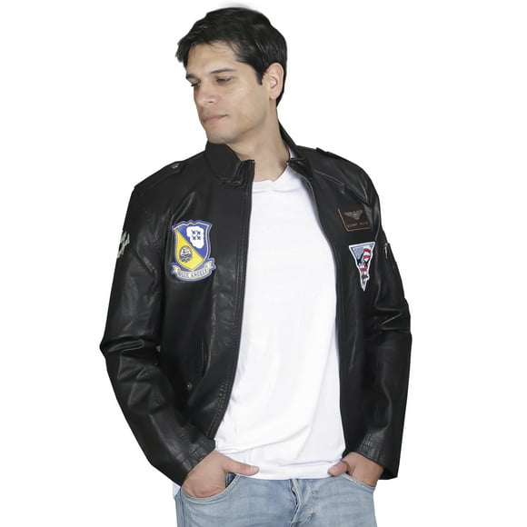 Chaqueta Ecocuero CHG46 Negro