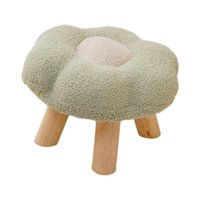 Bothyi - Reposapiés Puf De Dibujos Animados En Forma De Flor Sofá Reposapiés Para Sala De Juegos Junto A La Cama Porche Verde