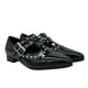 thumbnail image 2 of Ballerina para mujer, Negro doble correa con hebilla, 2 of 5