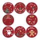 thumbnail image 3 of Etiquetas adhesivas navideñas, pegatinas navideñas redondas personalizadas de 1 pulgada para sellar sobres navideños., 3 of 6