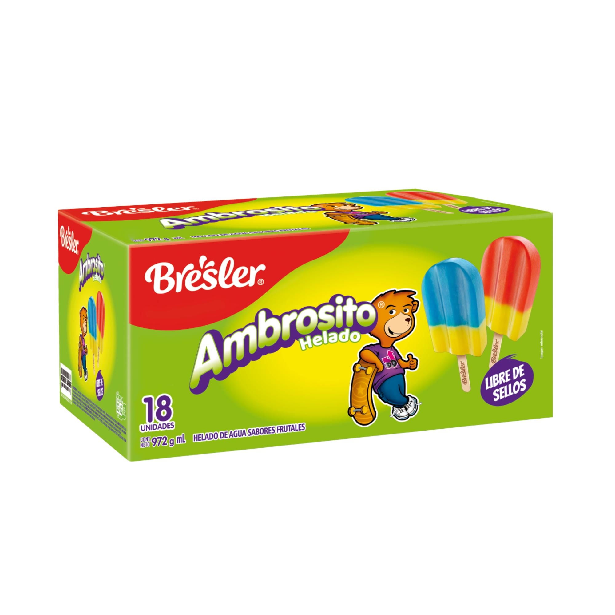 Helado Ambrositos Multipack 972 g Bresler