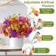 thumbnail image 3 of 24 paquetes de flores artificiales Alupssuc para decoración exterior, 3 of 9