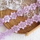 thumbnail image 2 of Ribete de cinta simpleSS 3 yd Encaje floral morado 4 cm, 2 of 6