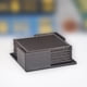 thumbnail image 5 of XmhyTop Juego de 6 Posavasos Rectángulo de Piel Suave con Costura Decorativa, Ideal para Tazas, Mesas de Madera y Decoración Hogar, 4 Pulgadas, Marrón, 5 of 5