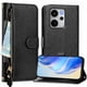 thumbnail image 1 of FOXDOCK Funda Tipo Cartera para Realme 16 Pro Cuero PU con Cremallera y Correa de Muñeca, Ranuras para Tarjetas, Soporte Plegable, Cierre Magnético, 1 of 5