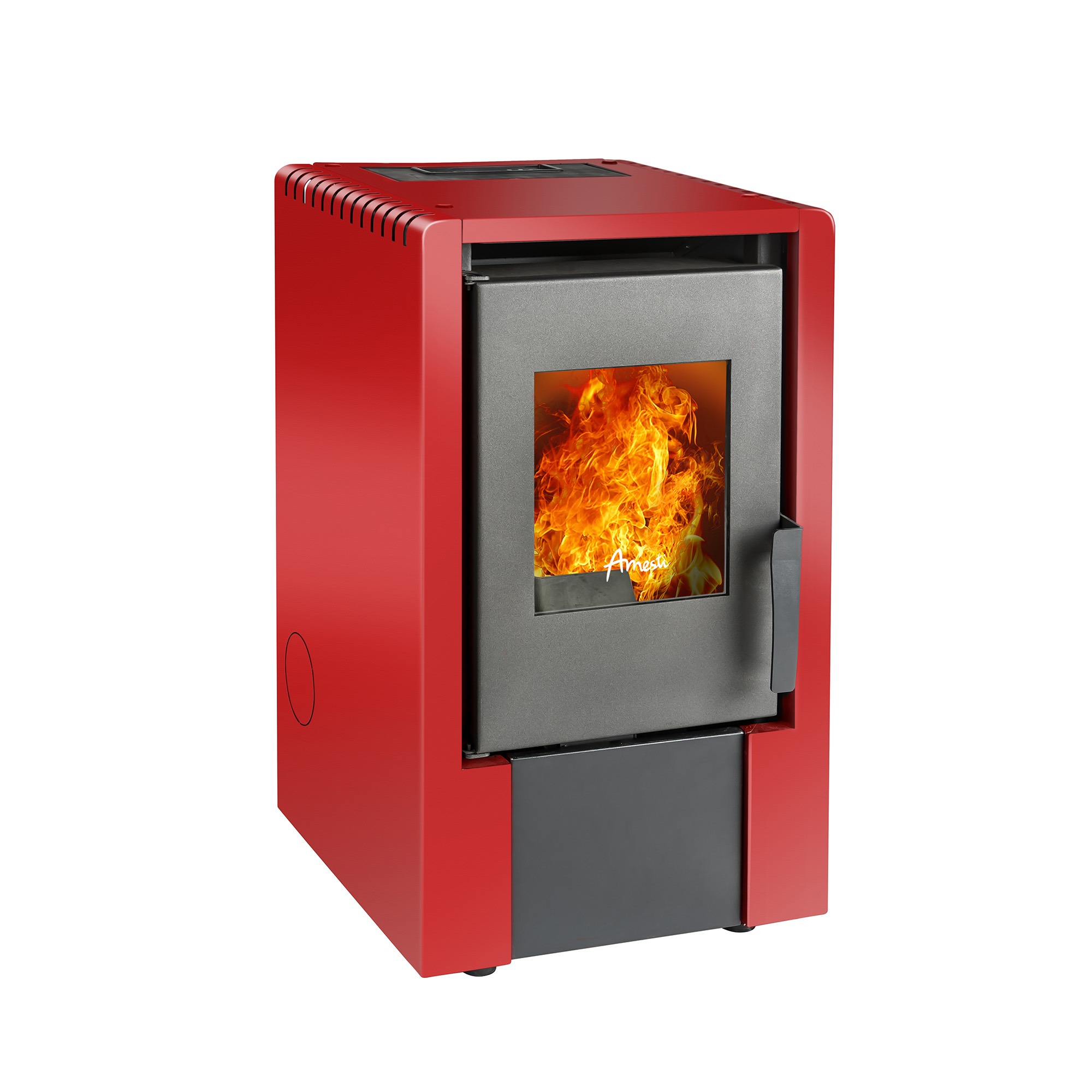 Calefactor A Pellet Amesti Italy 6100 Roja