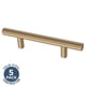 thumbnail image 3 of Tiradores para gabinete Franklin Brass color bronce champán de 96 mm, paquete de 5, 3 of 8