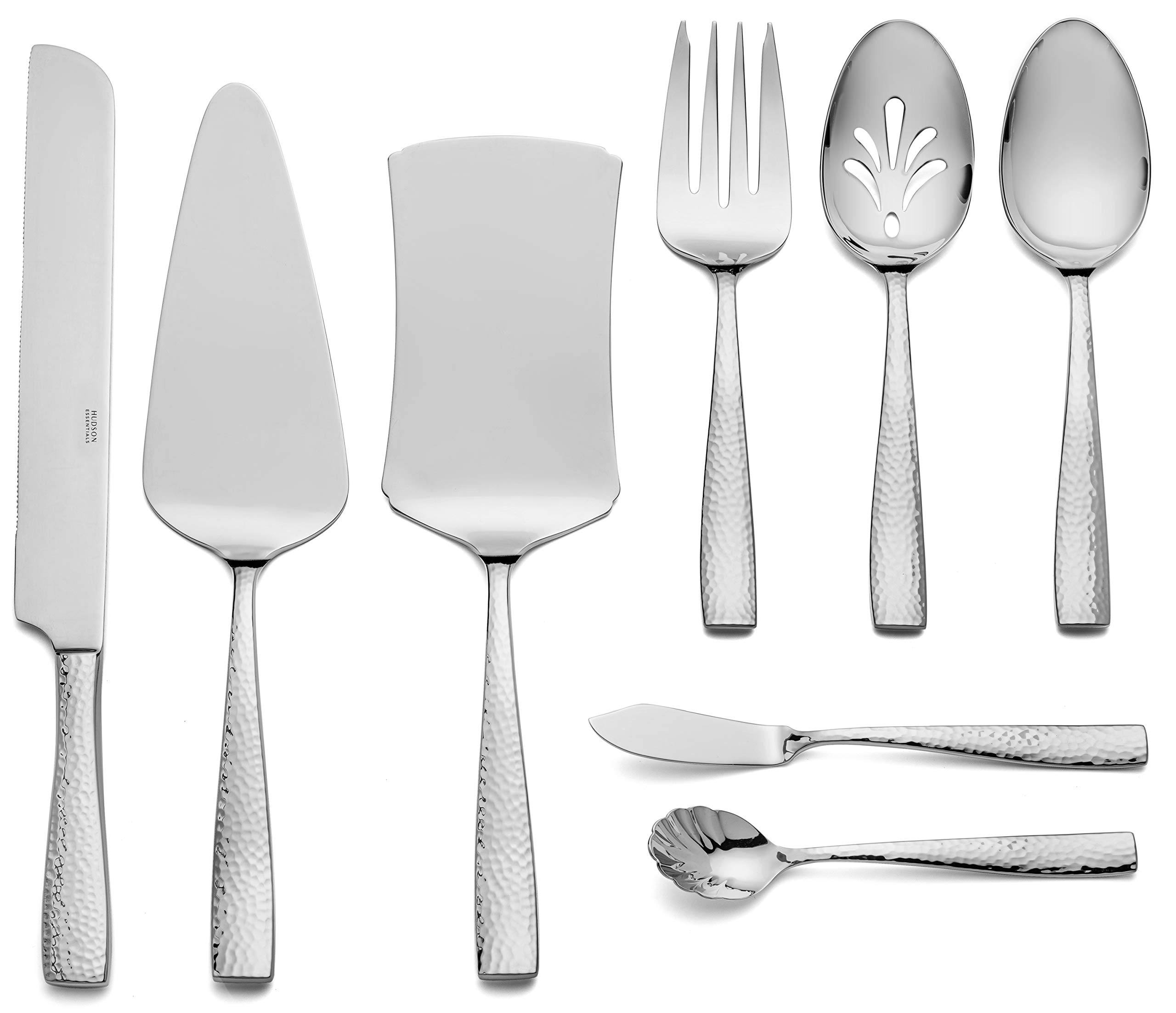 Juego De Utensilios Para Servir Hudson Essentials, 8 Piezas, Acero Inoxidable