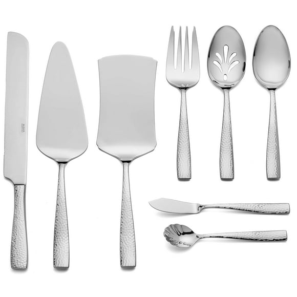 Juego de utensilios para servir Hudson Essentials, 8 piezas, acero inoxidable