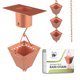 thumbnail image 1 of Kit de Cadena de Lluvia de Cobre Elemental Eden 3 m con Adaptador, 1 of 6