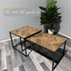 thumbnail image 3 of Mesa de centro Rustic Rectangular tipo nido, 3 of 4