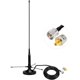 thumbnail image 1 of Bingfu Mobile Ham Radio Antenna with Ground Plane Dual Band, 1 of 3
