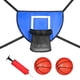 thumbnail image 5 of Aro De Baloncesto Para Protección Solar De Trampolín Con Estante De Baloncesto Con Bomba De Bolas, 5 of 5