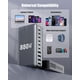 thumbnail image 3 of Cargador USB C SMSASOEO 880W 10 Puertos GaN IV Rápido, 3 of 7