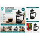 thumbnail image 1 of Prensa Francesa 0.6L Cafetera de Vidrio para Café y Té, 1 of 2