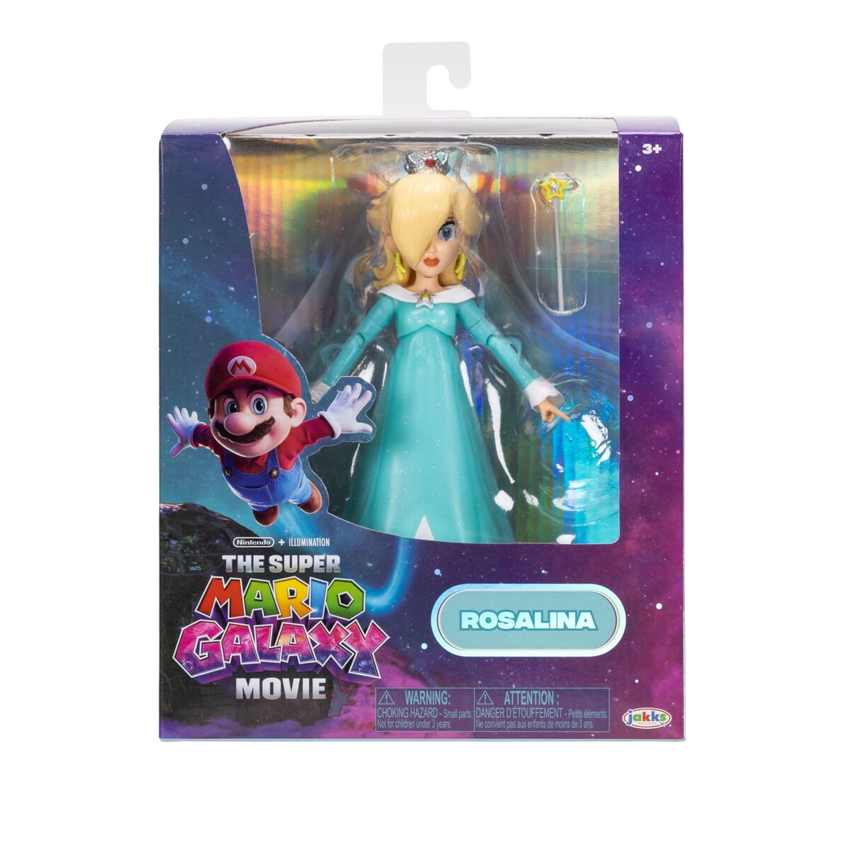 Figura Rosalina Super Mario Galaxy Movie 5 Pulgadas Jakks