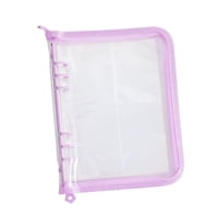 Magideal - Photocard Holder Carpetas Caja De Fotos Compartimentos Titular Recoger Álbum De Fotos Nombre Tarjeta Libro Colección Folleto Para Papelería Escolar Violeta