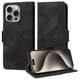 thumbnail image 1 of Carcasa FOXDOCK iPhone 15 Pro de cuero PU, diseño acolchado clásico, protección contra caídas y rayones, 1 of 5