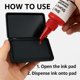 thumbnail image 5 of Tinta para sellos BCH 225 ml Negro, Azul y Rojo - Resistente al agua, 5 of 9